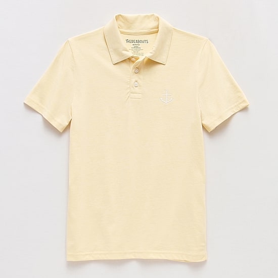 Thereabouts Little & Big Kid Boys Short Sleeve Regular Fit Polo Shirt