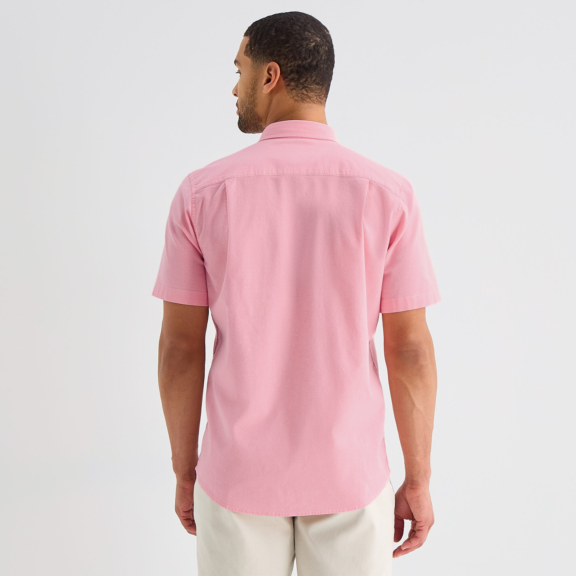 St. John's Bay Oxford Mens Short Sleeve Classic Fit Button-Down Shirt