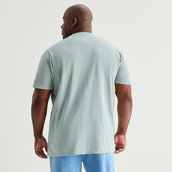 mutual weave Mens Crew Neck Short Sleeve Big and Tall T-Shirt