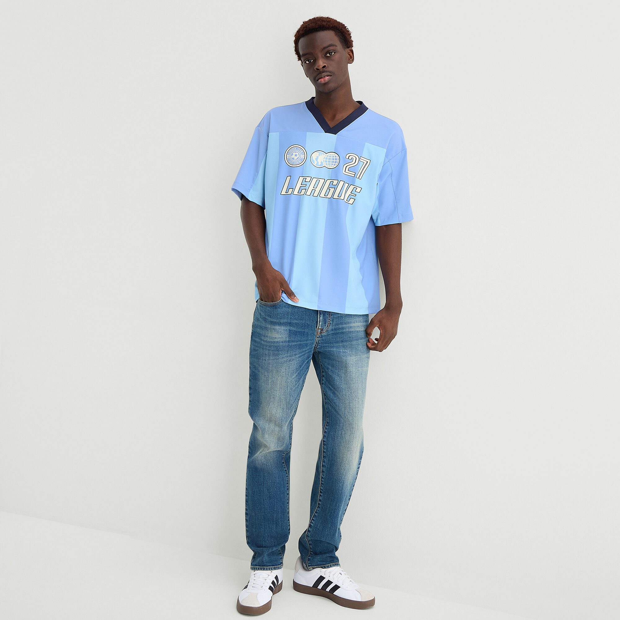 Arizona Mens V Neck Short Sleeve Jersey