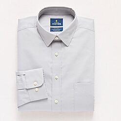 jcpenney stafford mens dress shirts Stafford Sweat Repel Advanced Performance Men's Regular Fit Stretch Fabric Wrinkle Free Long Sleeve Dress Shirt, 16-16.5 32-33, Pink