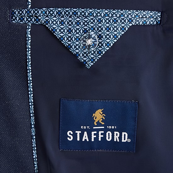 Stafford Knit Mens Classic Fit Sport Coat