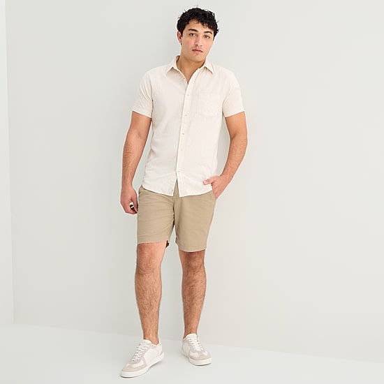 mutual weave Mens 11" Pull-On Short