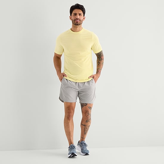 Xersion 2-In-1 Lined Mens 6" Mid Rise Workout Shorts