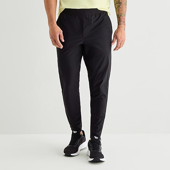 Xersion Mens Moisture Wicking Quick Dry Straight Mid Rise Regular Fit Workout Pant