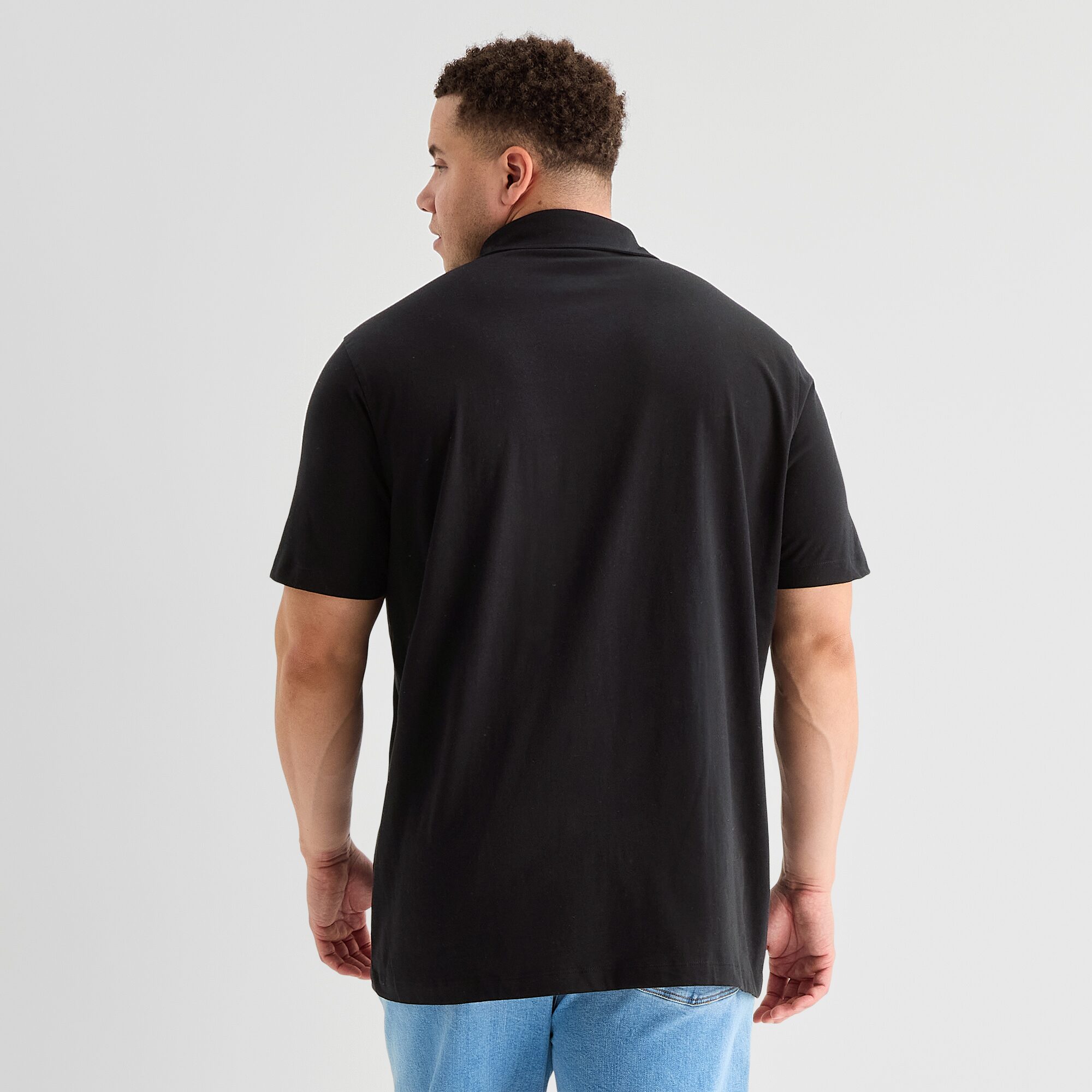 St. John's Bay Jersey Big and Tall Mens Classic Fit Short Sleeve Polo Shirt
