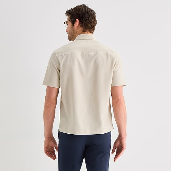 Stylus Mesh Mens Short Sleeve Camp Shirt