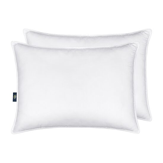 Serta® Down Illusion Medium Density 2-Pack Allergen Barrier 2 Pack Medium Density Bed Pillow
