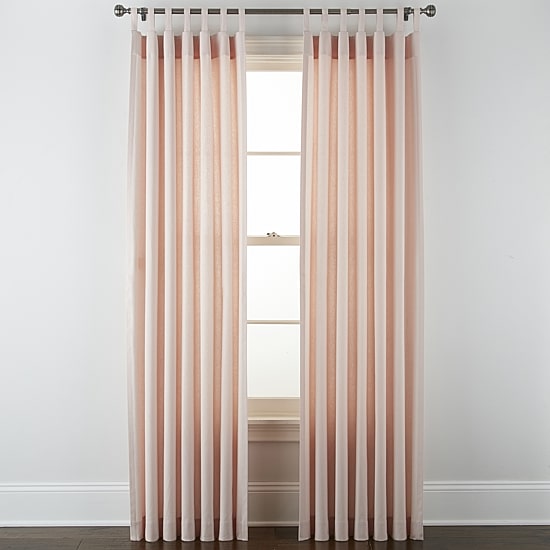 Linden Street Naturals 3-Ways To Hang Rod Pocket Back Tab Light-Filtering Single Curtain Panel