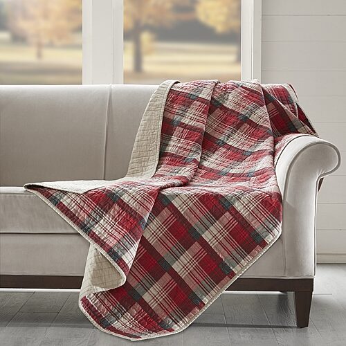 Woolrich Tasha Lightweight Throw, One Size, Red
