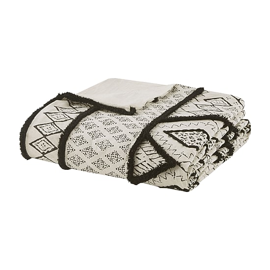 INK+IVY Marta 3 Piece Flax and Cotton Blended Duvet Cover Set
