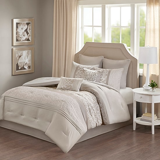 510 Design Lynda 8-pc.Midweight Embroidered Comforter Set