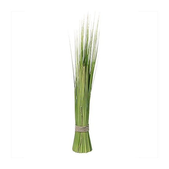 37.75'' Green Artificial Onion Grass Bundle Wrapped with Jute Rope Decoration