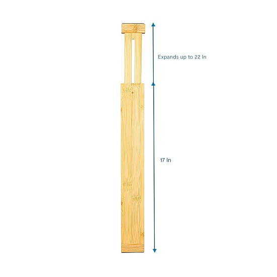 Home Expressions Bamboo Expandable 2-pc. Drawer Organizer