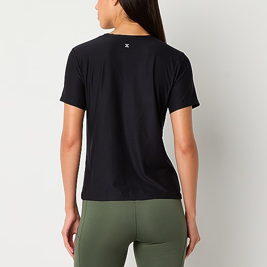 Xersion Womens Performance Crew Neck Short Sleeve T-Shirt