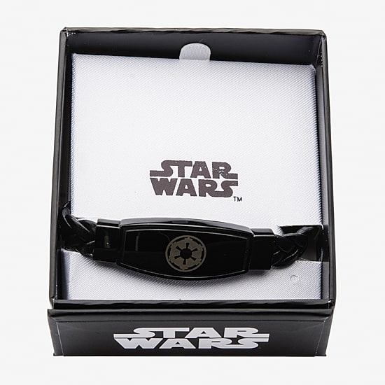 Star Wars® Imperial Crest Mens Stainless Steel Bracelet
