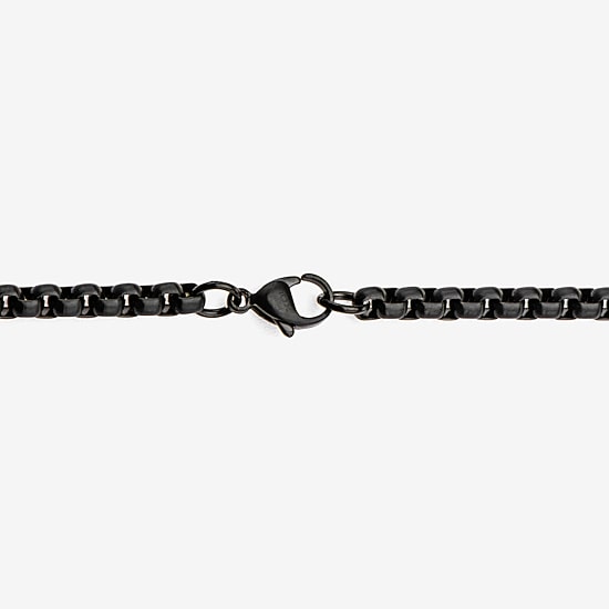 Mens Stainless Steel Hypoallergenic 22 Inch Box Chain Necklace