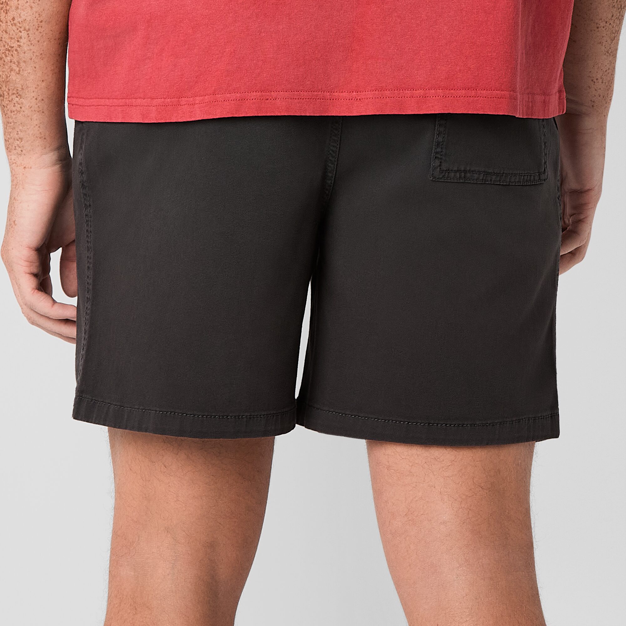 Arizona 6 1/2" Mens Twill Pull-On Short
