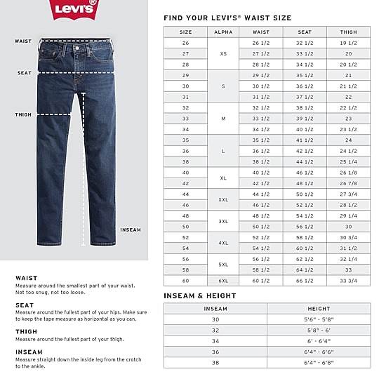Levi's® Big and Tall Mens 502™ Regular Tapered Fit Jeans