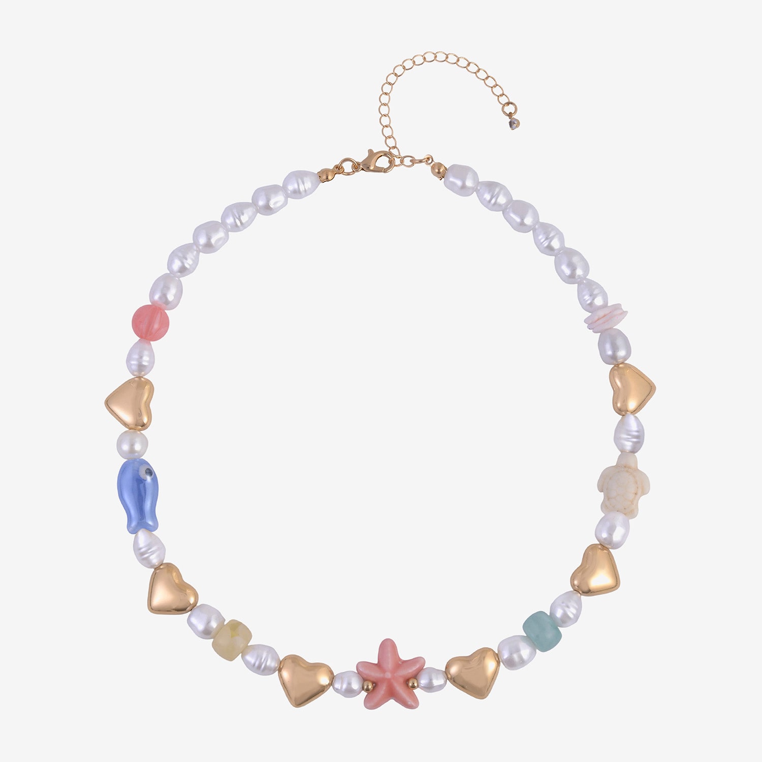 Arizona Womens 16 Inch Beaded Necklace