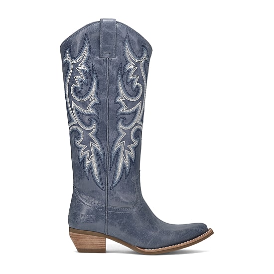 Frye and Co. Womens Irlene Stacked Heel Cowboy Boots