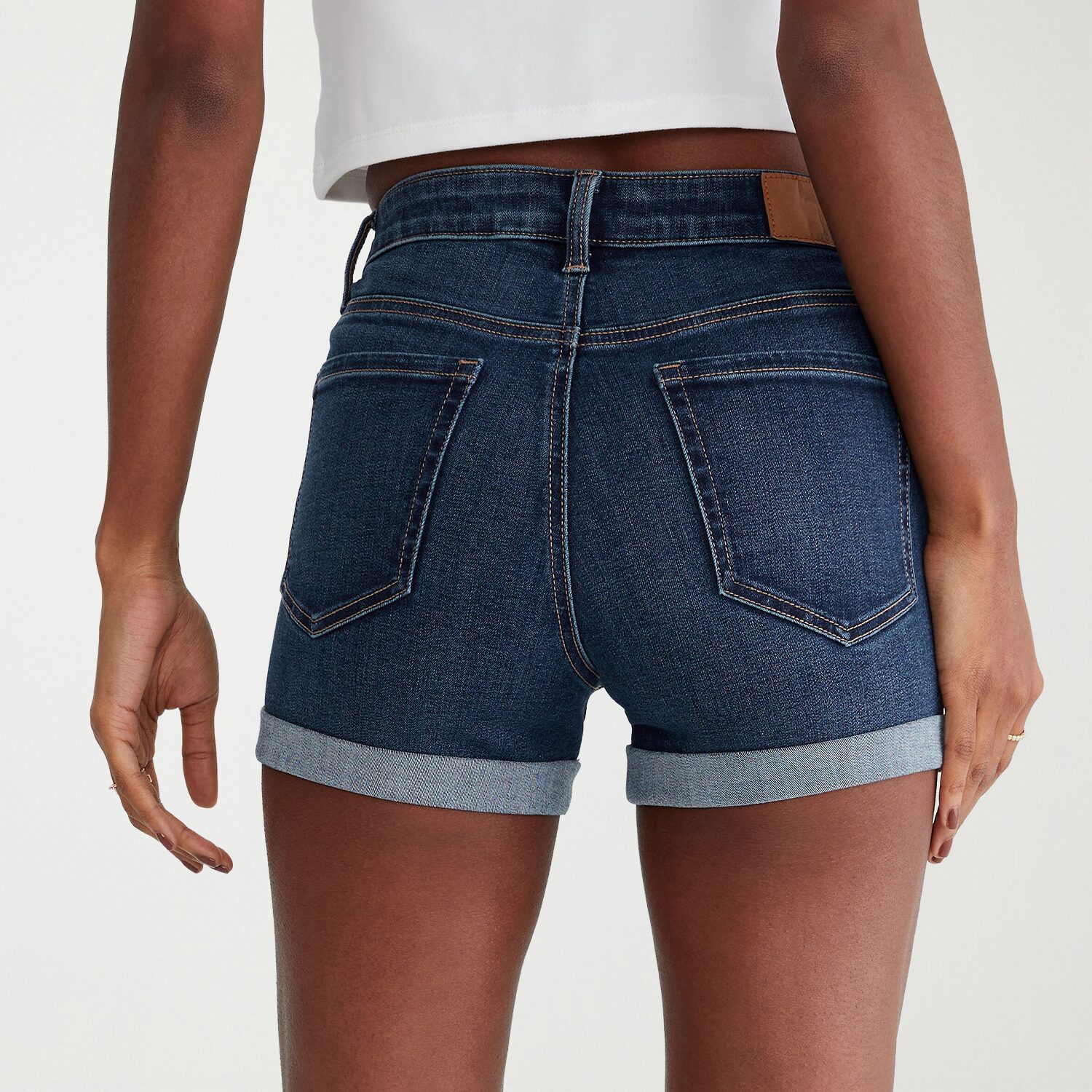 AEROPOSTALE Womens 3" High Rise Juniors Denim Short