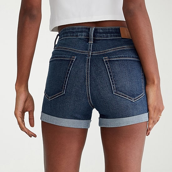 AEROPOSTALE Womens 3" High Rise Juniors Denim Short