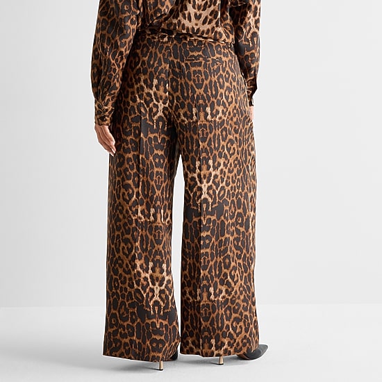 Ashley Graham Womens Plus Straight Trouser