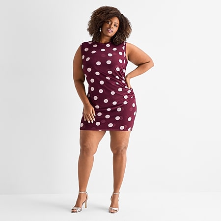 jcpenney crochet dress Ashley Graham Women's Plus Scoop Back Crochet Tank Dress | Black | Plus 3X
