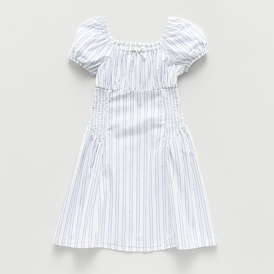 Thereabouts Little & Big Kid Girls Puffed Short Sleeve Empire Waist Dress