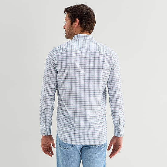St. John's Bay Performance Mens Long Sleeve Classic Fit Button-Down Shirt