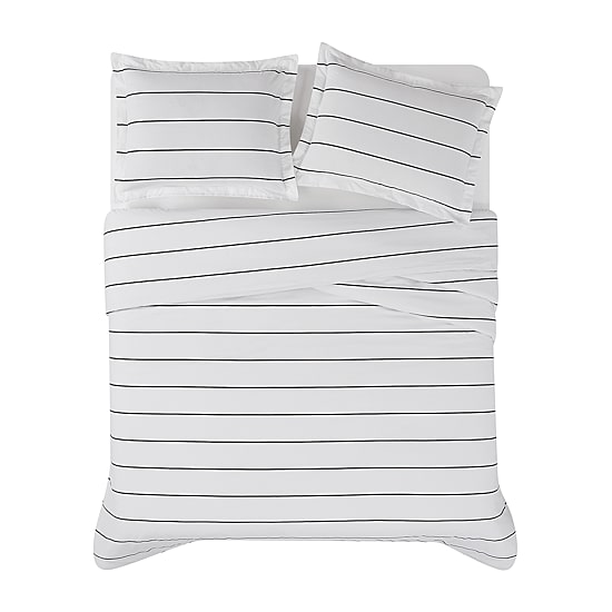 Brooklyn Loom Hayward Stripe 3-pc. Easy Care Duvet Cover Set