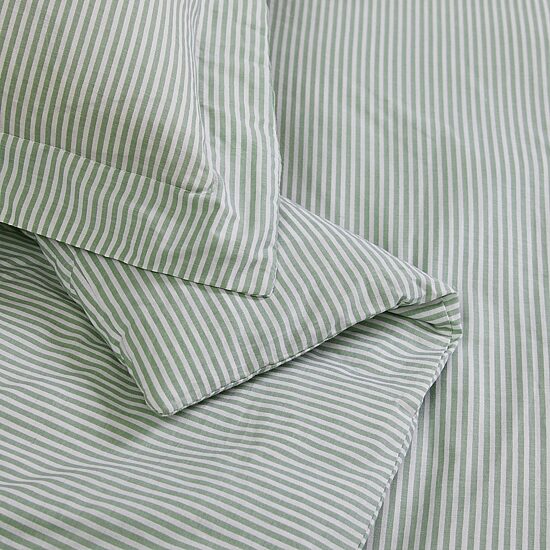 Brooklyn Loom Pinstripe Easy Care Comforter Set