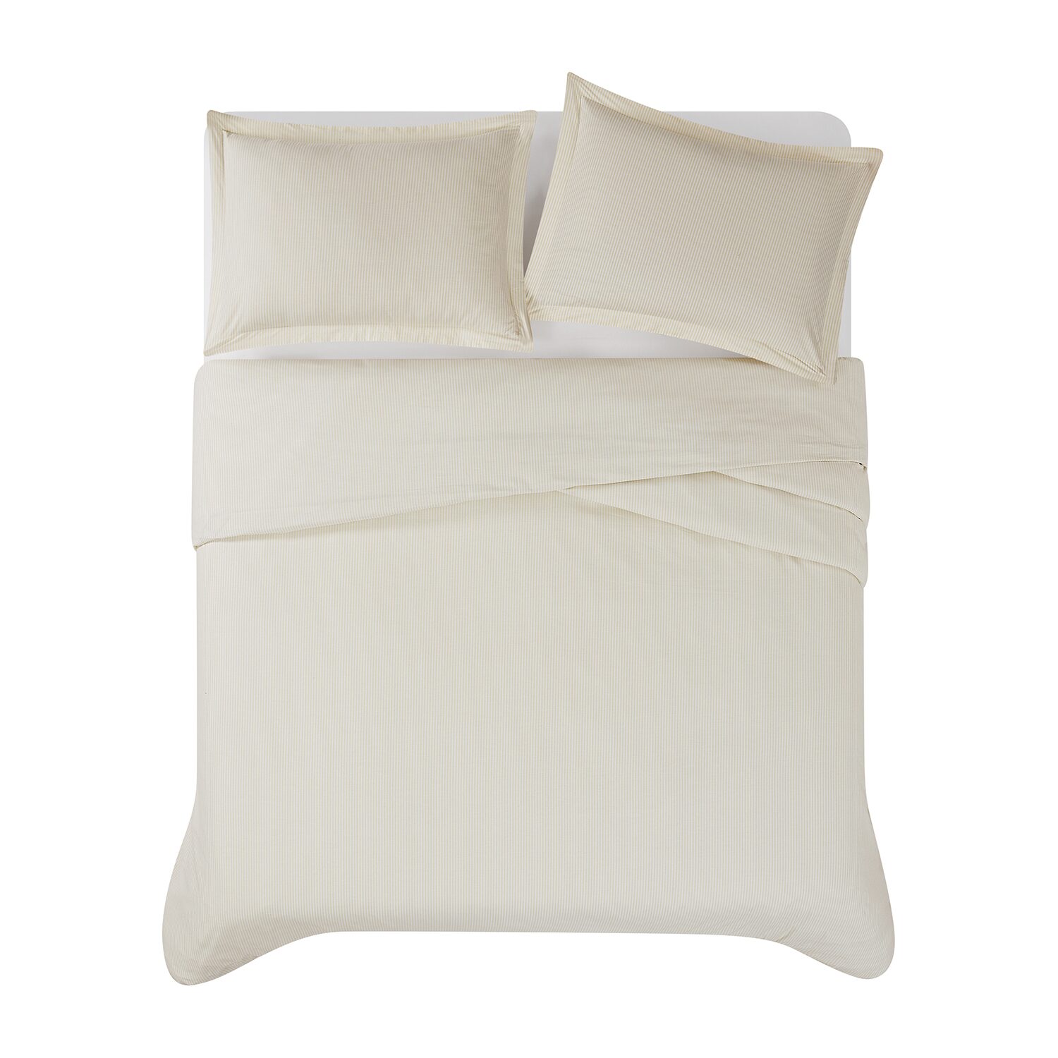 Brooklyn Loom Pinstripe Easy Care Comforter Set