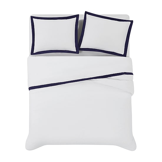 Brooklyn Loom Hotel Border 3-pc. Easy Care Comforter Set