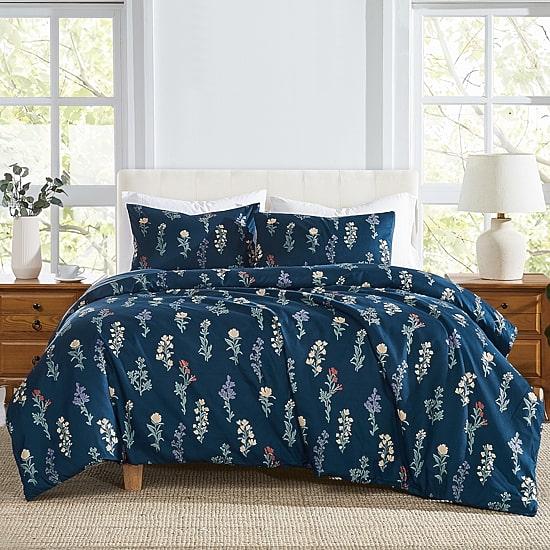 Cannon Avery Floral 3-pc. Easy Care Duvet Cover Set