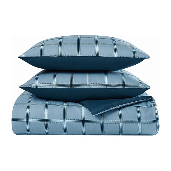 Cannon Luka Grid Easy Care Comforter Set