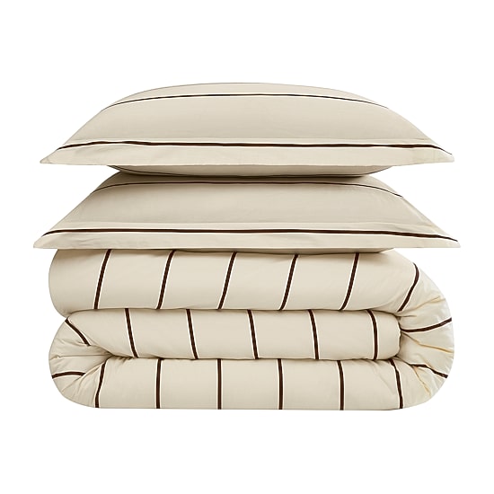 Brooklyn Loom Hayward Stripe Easy Care Comforter Set