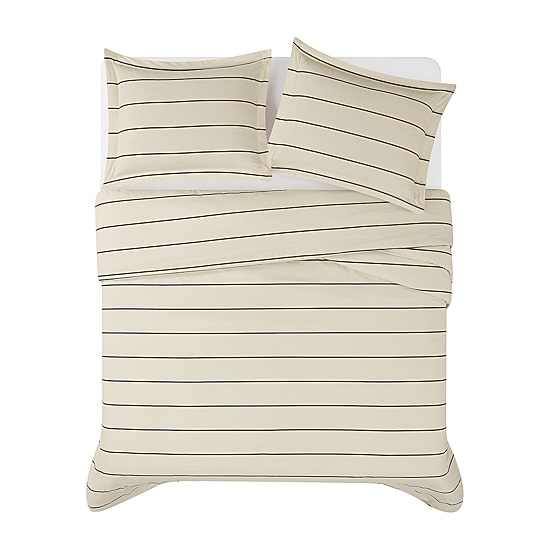 Brooklyn Loom Hayward Stripe Easy Care Comforter Set