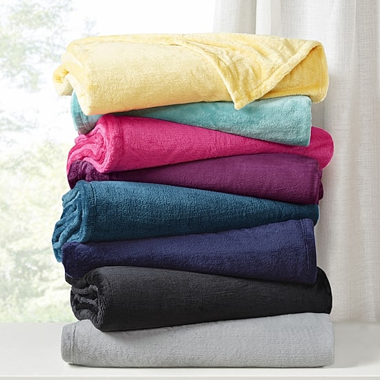Intelligent Design Microlight Plush Blanket