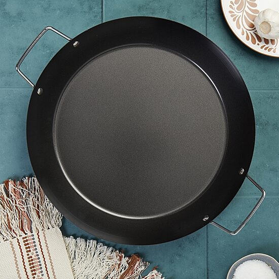 Jenny Martinez Carbon Steel 15" Round Paella Pan