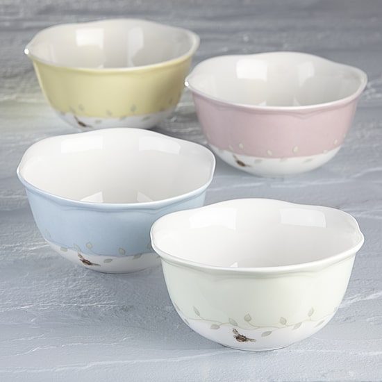 Lenox Butterfly Meadow 4-pc. Porcelain Ice Cream Bowl