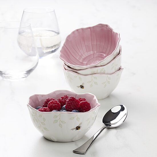 Lenox Butterfly Meadow 4-pc. Porcelain Ice Cream Bowl