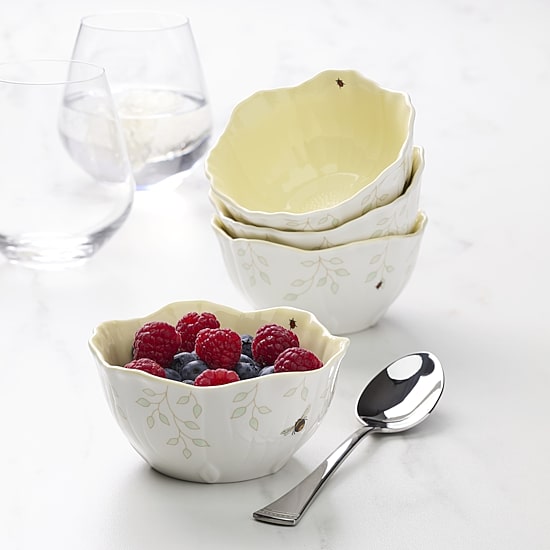 Lenox Butterfly Meadow 4-pc. Porcelain Ice Cream Bowl