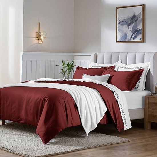 SUPERIOR® Egyptian Cotton 650tc Classic Soft Reversible Duvet Cover