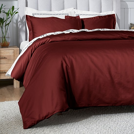 SUPERIOR® Egyptian Cotton 650tc Classic Soft Reversible Duvet Cover