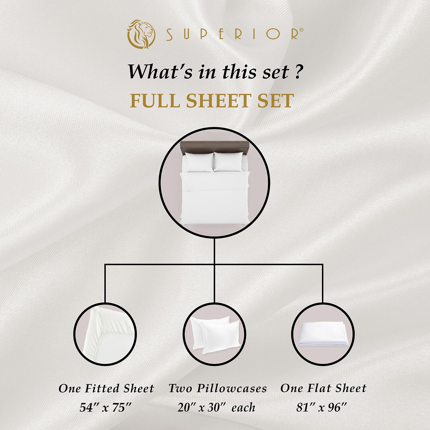 SUPERIOR® Egyptian Cotton 1500tc Ultra Luxury Sateen Reversible Duvet Cover