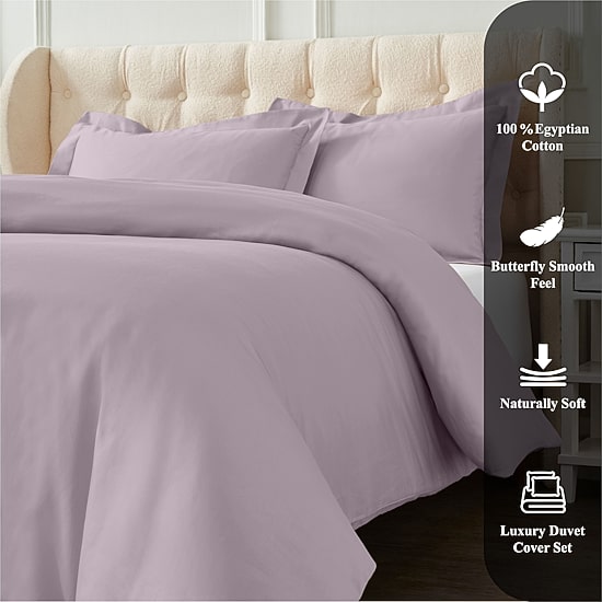 SUPERIOR® Egyptian Cotton 1200tc Premium Heavyweight Reversible Duvet Cover