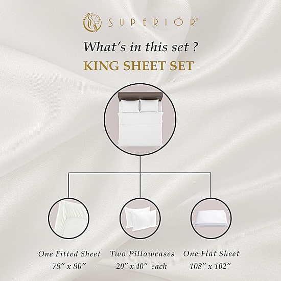 SUPERIOR® Egyptian Cotton 1500tc Ultra Luxury Sateen Reversible Duvet Cover