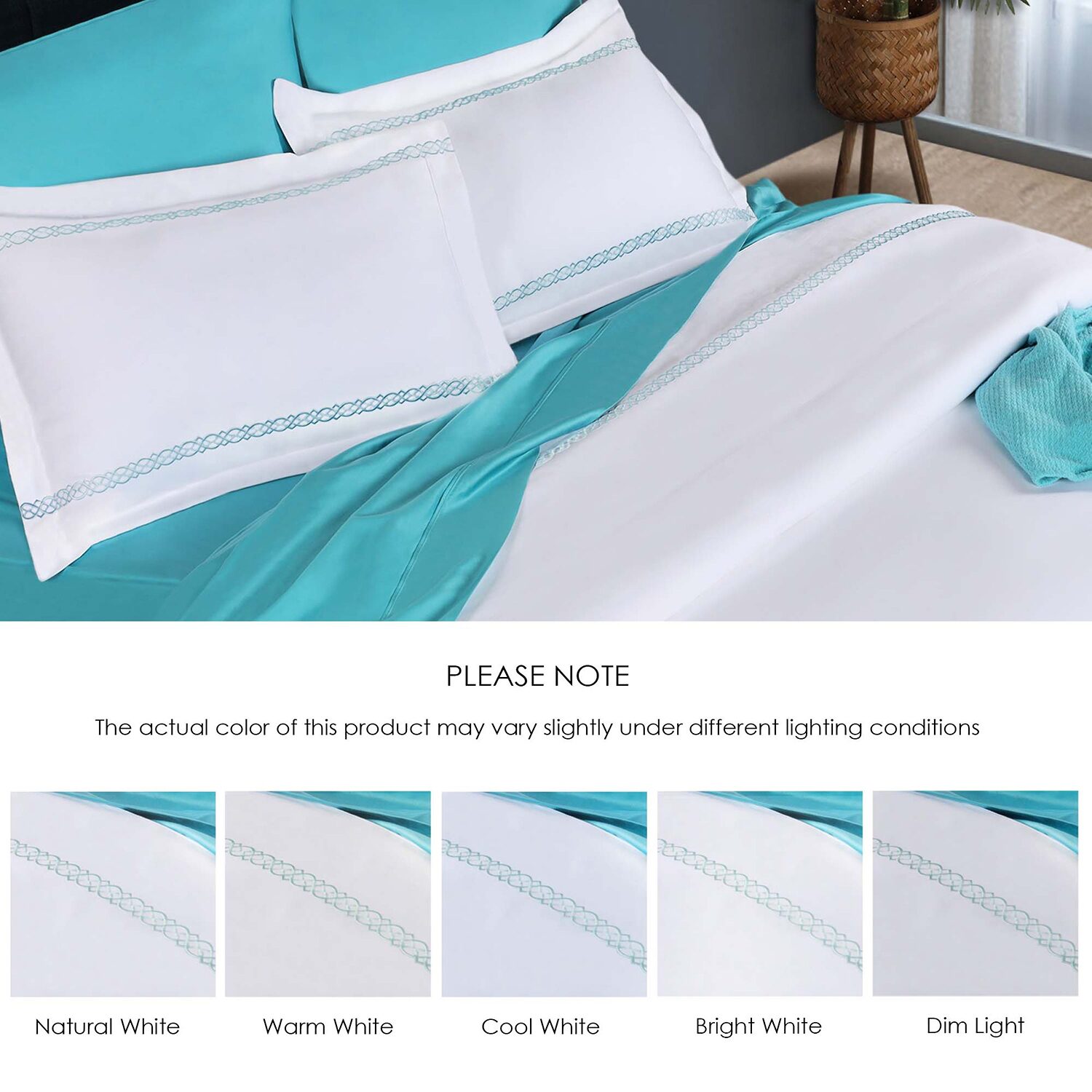 SUPERIOR® Egyptian Cotton 1000tc Luxury Heavyweight Duvet Cover